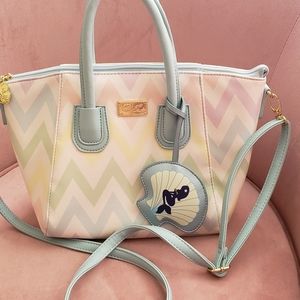Betsey Johnson chevron handbag